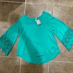 NWT Sea Green High/Low Tunic